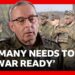 Top German soldier warns Russia threat is more urgent than ever | BBC News