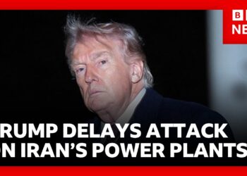 Trump extends deadline for Iran to re-open Strait of Hormuz as stock markets fall | BBC News
