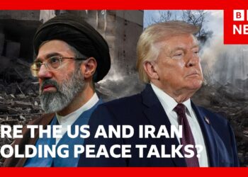Donald Trump insists US is negotiating with Iran over an end to war | BBC News