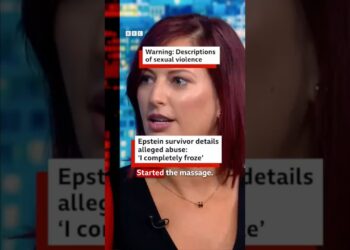 Joanna Harrison says she met Jeffrey Epstein aged 18 and the abuse began with a massage. #BBCNews