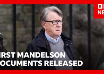 First Mandelson files published by UK government | BBC News