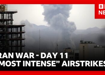 US unleashes “most intense” onslaught on Iran since start of war | BBC News