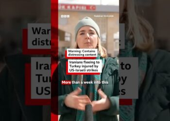 Iranians fleeing to Turkey injured by US-Israeli strikes. #Iran #US #MiddleEast #BBCNews
