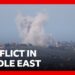 Israel and Hezbollah exchange fire after Iran attack | BBC News