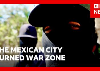 BBC reports from Mexican city turned into war zone by drug cartel feud | BBC News