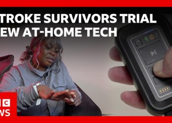 Stroke survivors’ trial new at-home tech | BBC News