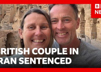 British couple held in Iran sentenced to 10 years | BBC News