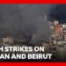 Israel launches fresh strikes on Tehran and Beirut | BBC News