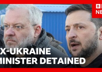 Ukraine’s ex-energy minister detained while trying to leave country | BBC News