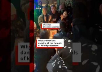 Why are Iranians dancing at the funerals of killed protesters? #Iran #BBC