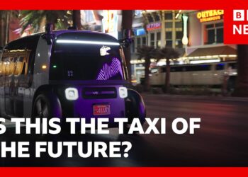 Has Las Vegas got the taxi of the future, now? | BBC News