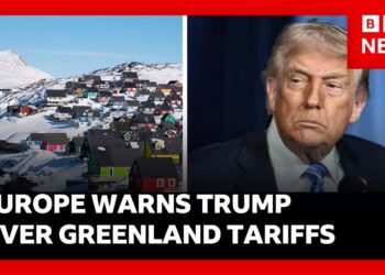 Europe warns Trump of “dangerous downward spiral” and threatens tariff retaliation | BBC News