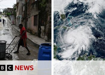 Hurricane Melissa closes in on Jamaica | BBC News