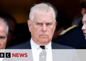 Prince Andrew hosted Epstein, Maxwell and Weinstein at Royal Lodge | BBC News