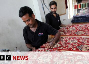 US tariffs threaten India’s carpet industry | BBC News