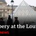 Thieves steal jewels of ‘incalculable’ value in heist at Louvre museum in Paris | BBC News
