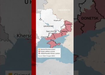 What land does Russia occupy in Ukraine? #Russia #Ukraine #BBCNews