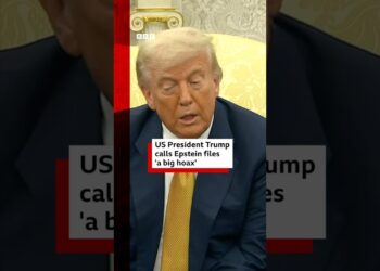 US President Donald Trump calls Epstein files “a big hoax”. #DonaldTrump #JeffreyEpstein #BBCNews