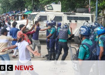 Ex-Bangladesh leader authorised deadly crackdown, leaked audio suggests | BBC News