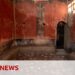 Archaeologists make ‘once-in-a-century’ discovery at Pompeii | BBC News