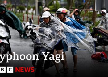 Deadly Super Typhoon Yagi hits Vietnam | BBC News
