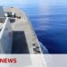 On board Royal Navy ship as it faces Houthi attacks | BBC News