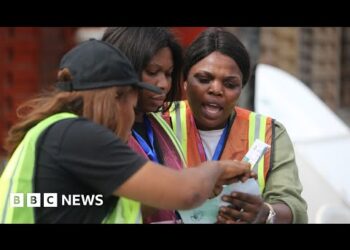 Nigeria’s election ballots being counted after millions turn out to vote —BBC News