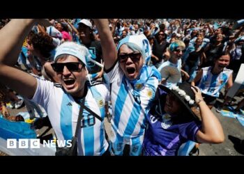Argentina celebrates World Cup victory – BBC News
