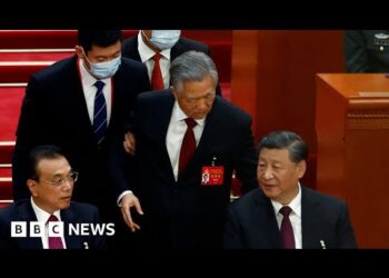 Why China’s ex-leader was escorted out of Communist Party congress – BBC News