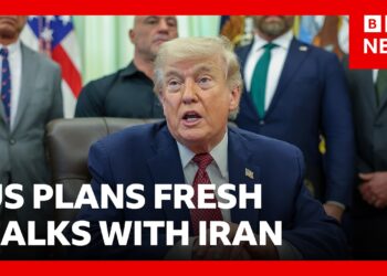 Donald Trump says US plans fresh talks with Iran from Monday | BBC News