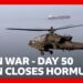 Ships report attacks in Strait of Hormuz after Iran closes vital waterway again | BBC News