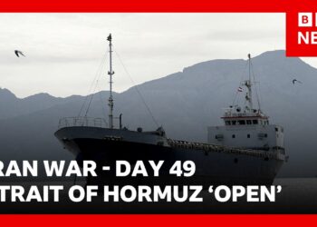 Iran says Strait of Hormuz ‘open’ as Trump says blockade will continue until deal reached | BBC News
