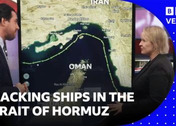 How ships are trying to break through the US blockade in the Strait of Hormuz | BBC News