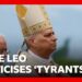 Pope criticises ‘tyrants’ who spend billions on wars after Trump spat | BBC News