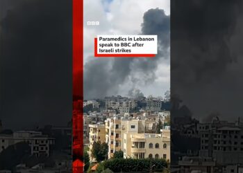 Paramedics in Lebanon speak to BBC after Israeli strikes. #Lebanon #Israel #BBCNews