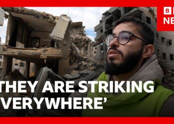 Paramedics in Lebanon speak to BBC after Israeli strikes | BBC News