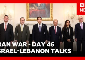 Israel and Lebanon hold first direct talks since 1993 | BBC News