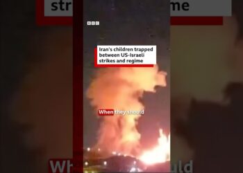 Iran’s children trapped between US-Israeli strikes and regime. #BBCNews