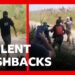 Greek police using masked migrants to forcibly push back other migrants | BBC News