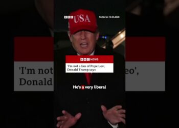 Donald Trump attacks Pope over criticism of Iran war. #Trump #PopeLeo #BBCNews