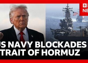 Trump imposes US blockade on Strait of Hormuz after failed peace talks with Iran | BBC News
