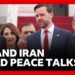 US and Iran hold peace talks in highest level meeting since 1979 Islamic revolution | BBC News
