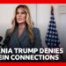 Melania Trump says rumours linking her to Epstein ‘need to stop’ | BBC News