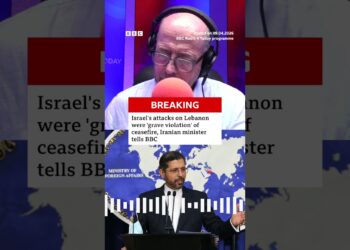 Iran minister: Israel’s attacks on Lebanon were a “grave violation” of ceasefire. #BBCNews