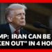New Trump threat: “Iran can be taken out in one night – it may be tomorrow night” | BBC News