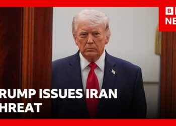 Trump issues expletive-laden threat to Iran demanding Strait of Hormuz be opened | BBC News