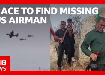 Trump threatens ‘hell’ on Iran as search for missing airman continues | BBC News