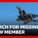 US continues search for missing crew member from downed jet as Iran offers capture reward | BBC News