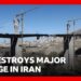 US destroys major bridge in Iran with retaliation strikes by Iran on Israel and Gulf | BBC News