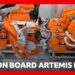 Artemis II astronauts orbiting the Earth after historic Moon mission launch | BBC News